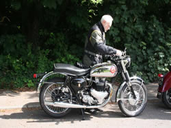 Mick Jaggard preparing his route card